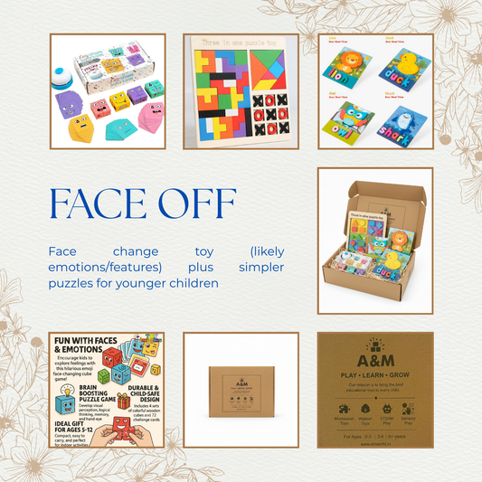 Face-Off | Emotional Intelligence Kit | Ages 3-5 Years | Feelings & Problem-Solving