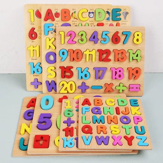 THE TACTILE-TRACE ALPHABET & NUMBER SET